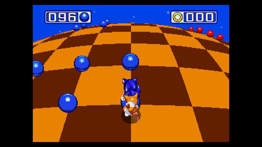 blue spheres getting every ring sonic 1 and knuckles