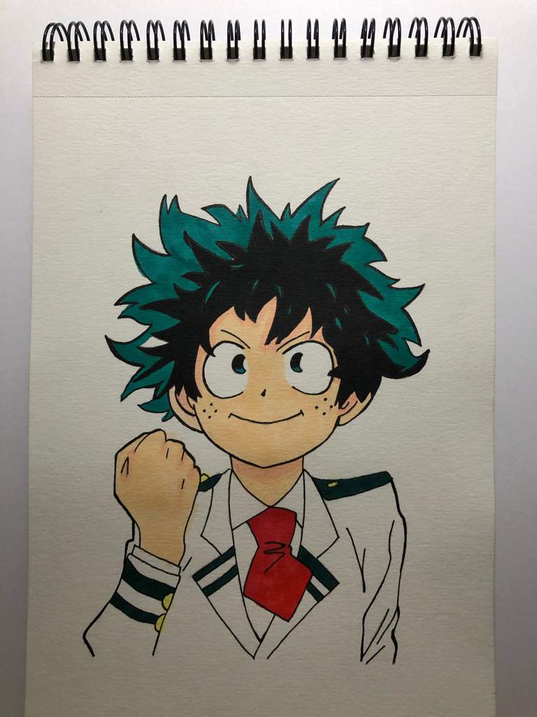 Deku Art Process | Anime Amino