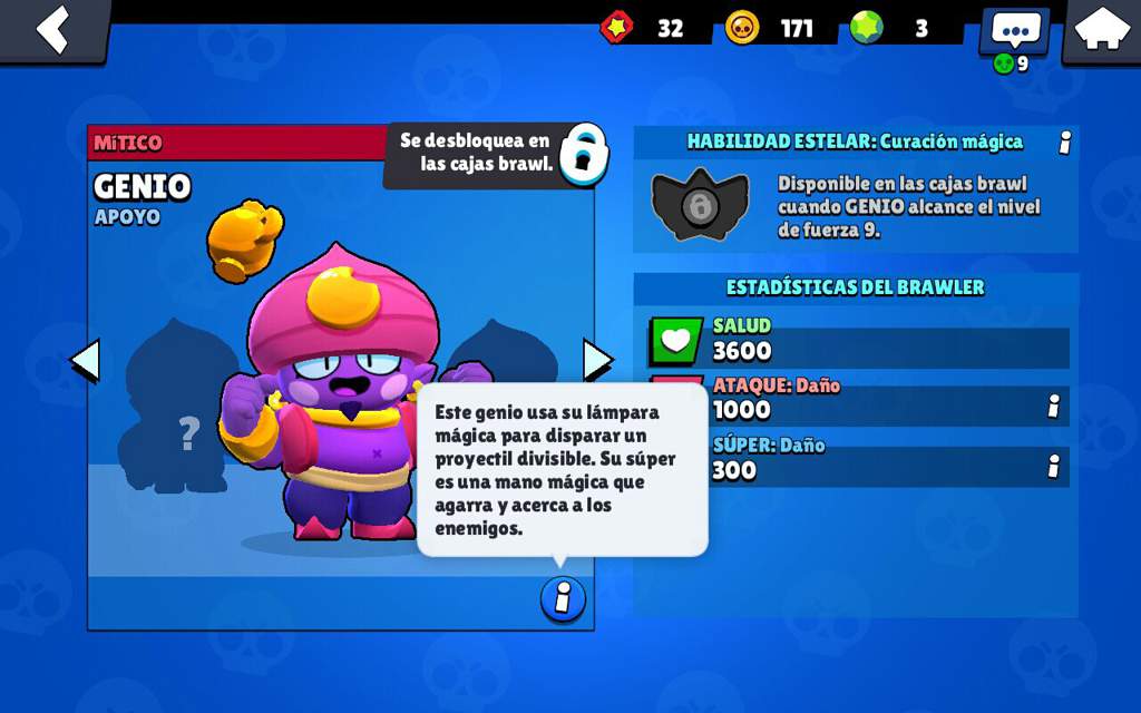 Mi Opinion Del Genio Brawl Stars Es Amino - brawlers brawl stars lampada do el genio