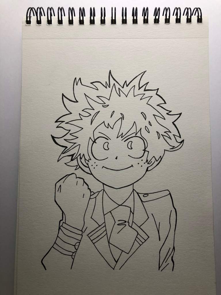 Deku Art Process | Anime Amino