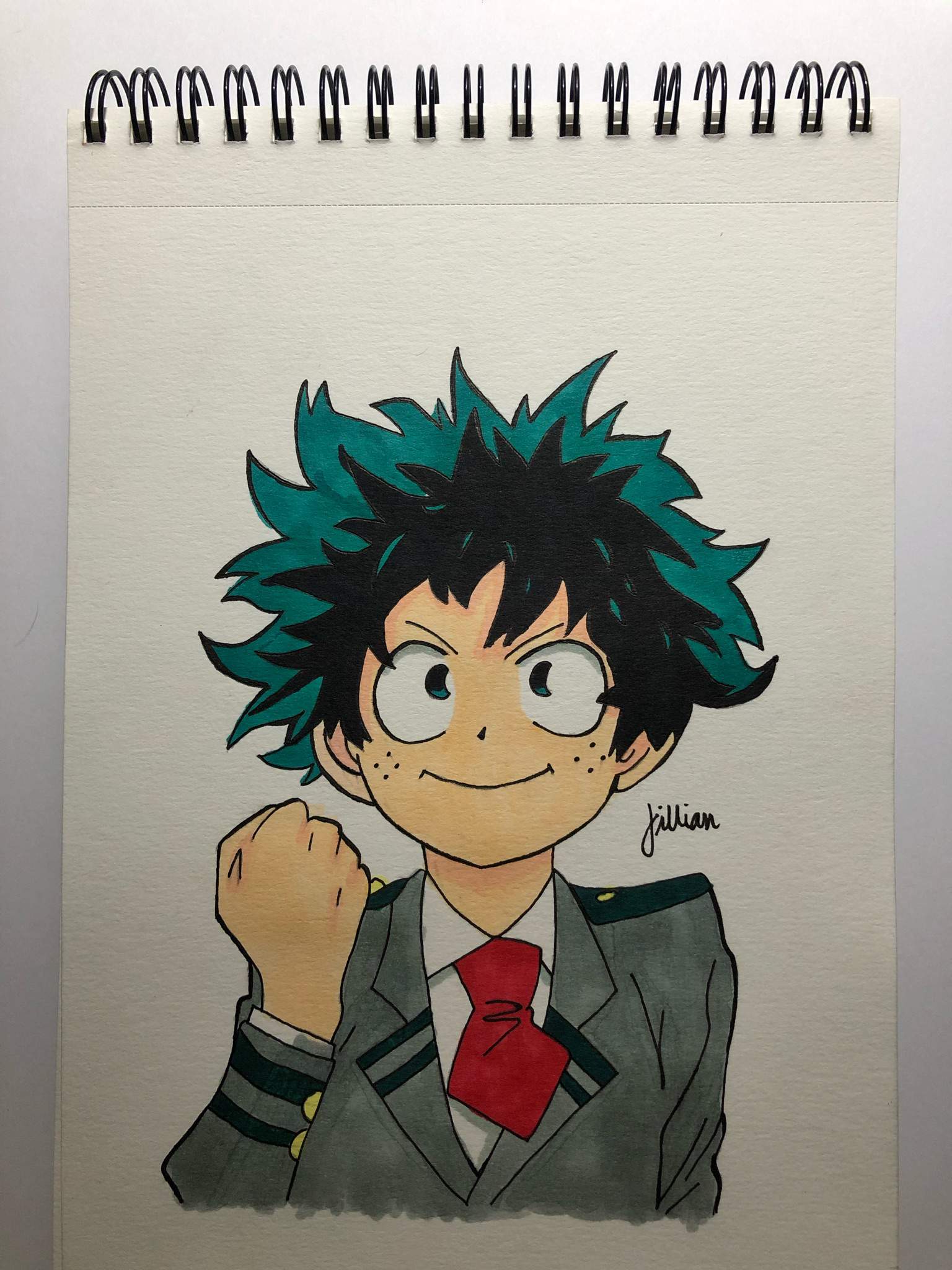 Deku Art Process | Anime Amino