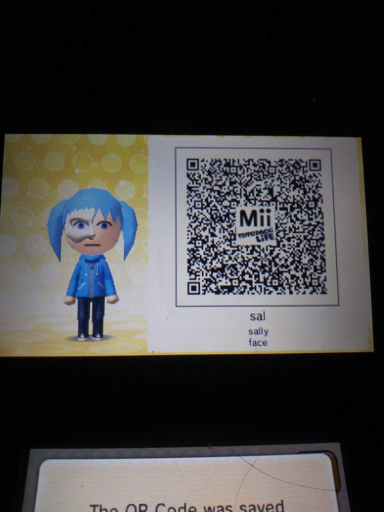 I made Sally face | Tomodachi Life Amino