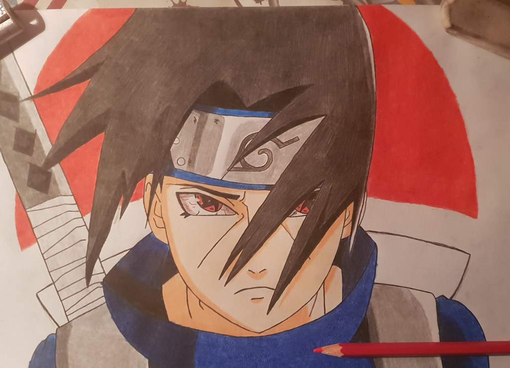 Itachi Uchiha drawing process | Anime Amino