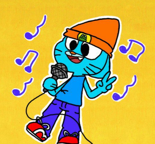 Parappa the rapper x Amazing World of Gumball | Monde Incroyable de ...