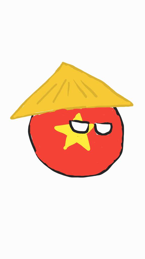 The Vietnamball (I draw this!) | Polandball Amino