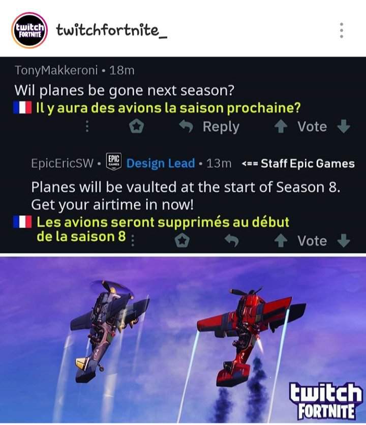  - fortnite avion saison 8