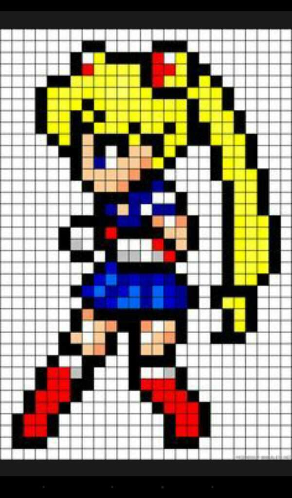 Minecraft Pixel Art Sailor Moon Easy, HD Png Download Vhv | atelier ...