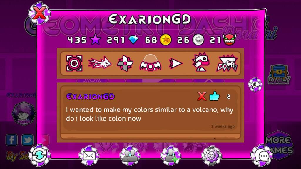 My Full Icon Set | Geometry Dash Amino