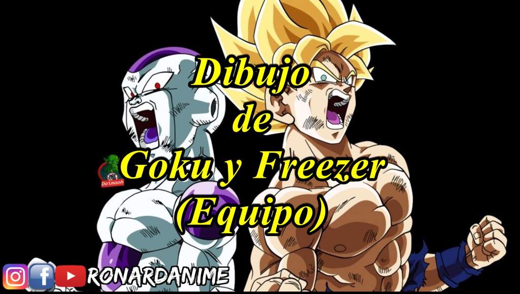 ???? Dibujo de Goku y Freezer (Equipo) ???? | DRAGON BALL ESPAÑOL Amino