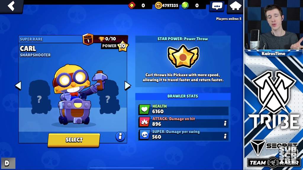 Carl Stats Brawl Stars Amino