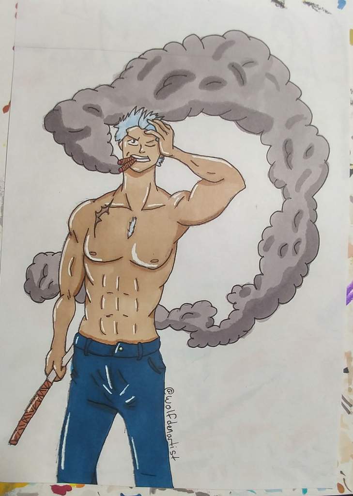 Smoker Fanart One Piece Amino