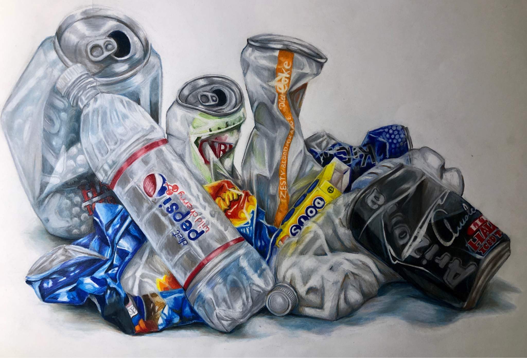 Trash still life | Art Amino