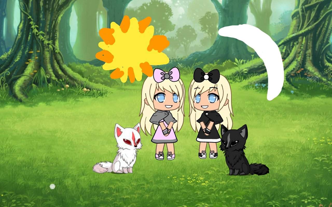 Moon and sun edit | Gacha-Life Amino