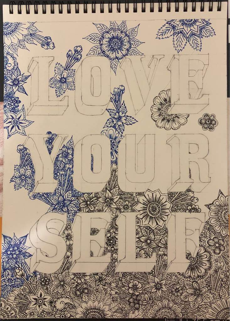 Love Yourself 3D Mandala Art | ARMY's Amino