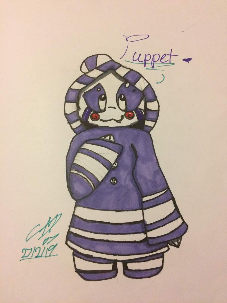 photo Cute Puppet Fnaf Drawings Easy cute puppet drawing five nights at