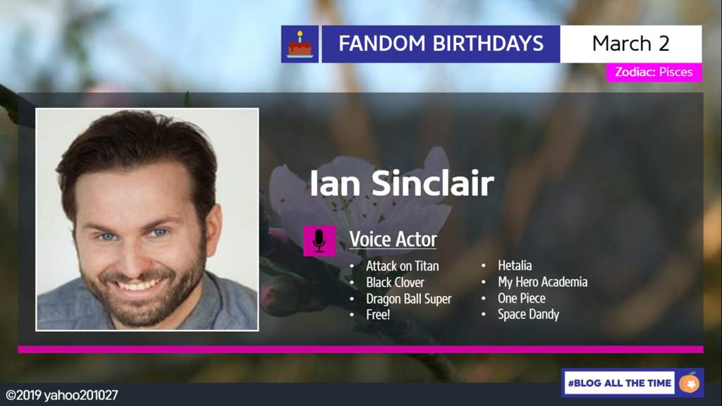 Happy Birthday Ian Sinclair 2019 Black Clover Amino Happy Birthday Ian Sinclair 2019 Black Clover Amino