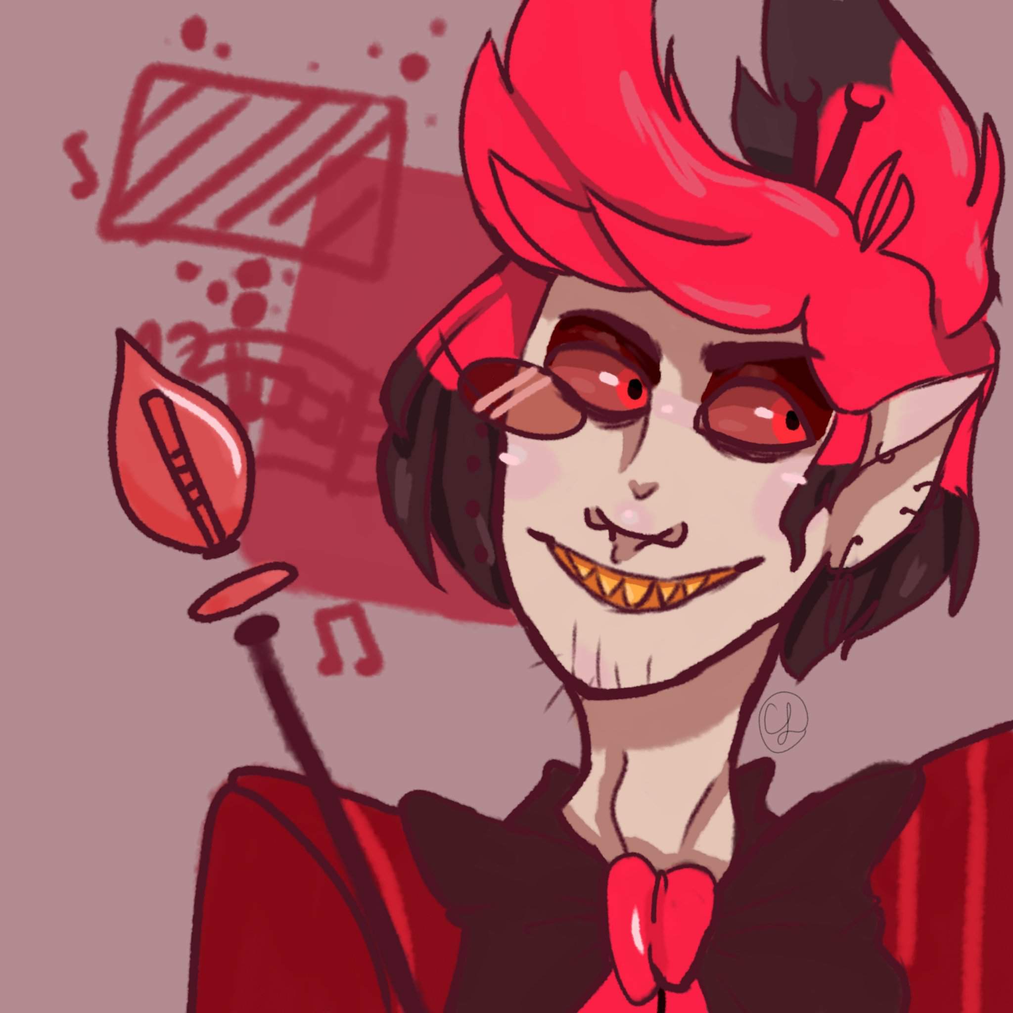 *charlie opens door* alastor: ya want a sprite strawberry | Hazbin ...