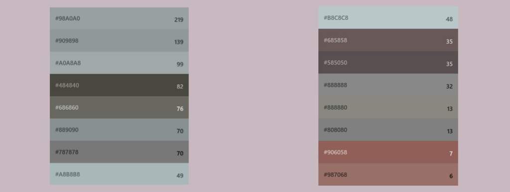 osdesignportal: Aesthetic Color Codes