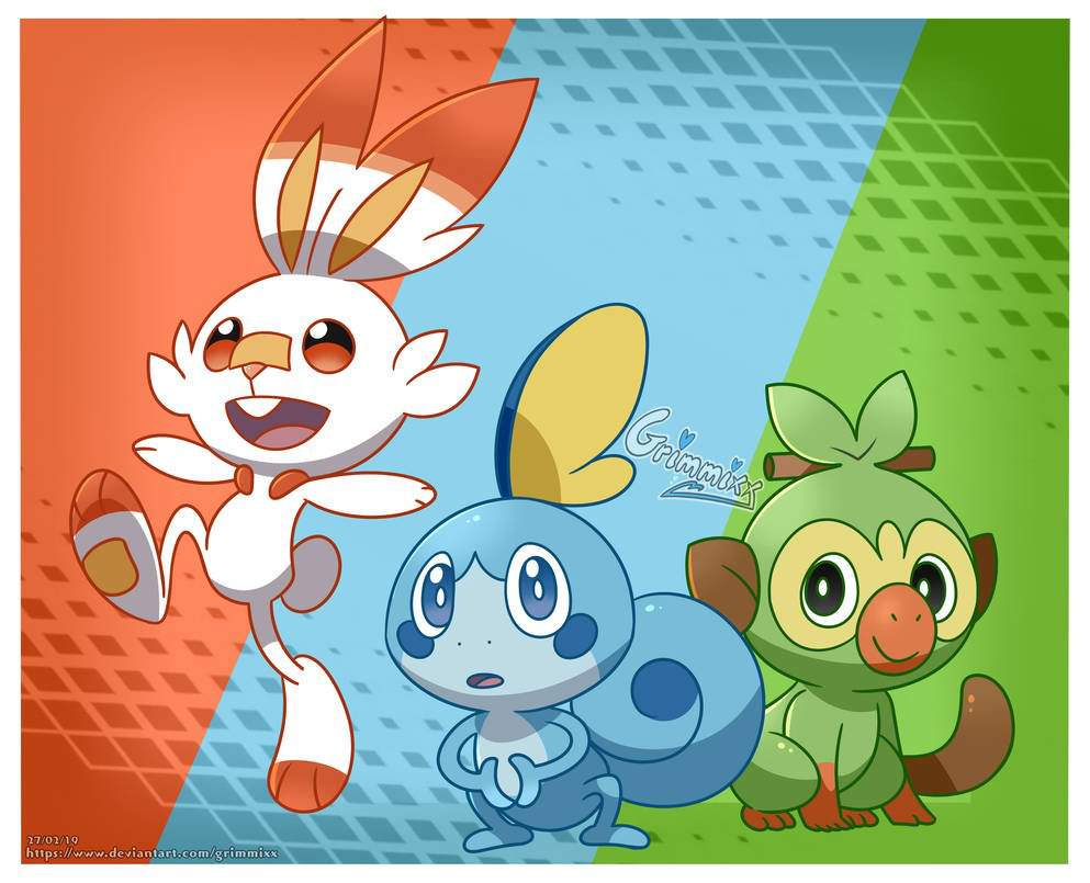 Galar Starters Pokémon Amino 