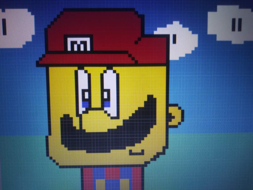 A Pixel Mario Drawing Mario Amino - mario and luigi pixel art drawn in roblox mario amino