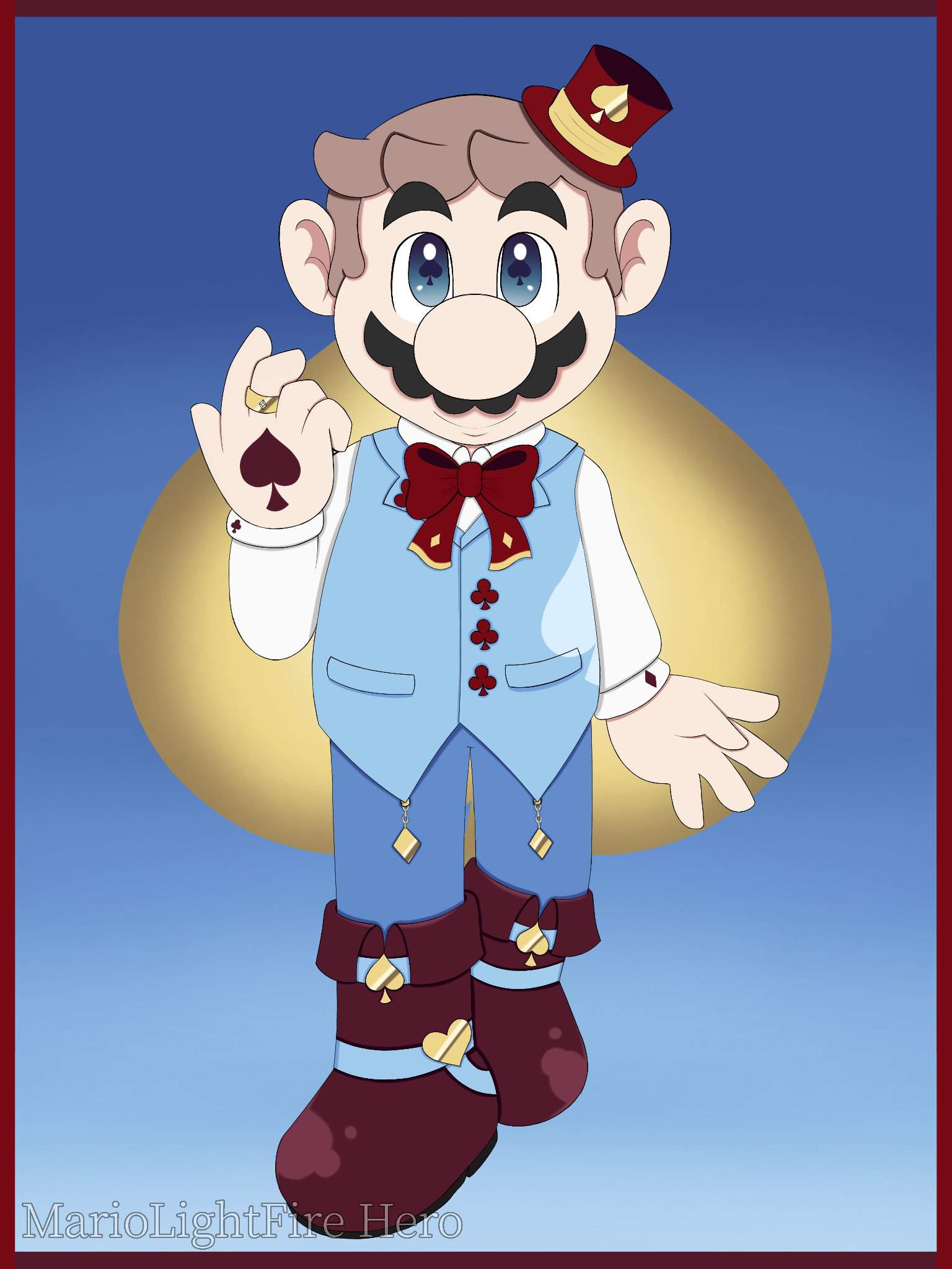 Mario (Alice) in Wonderland | Mario Amino