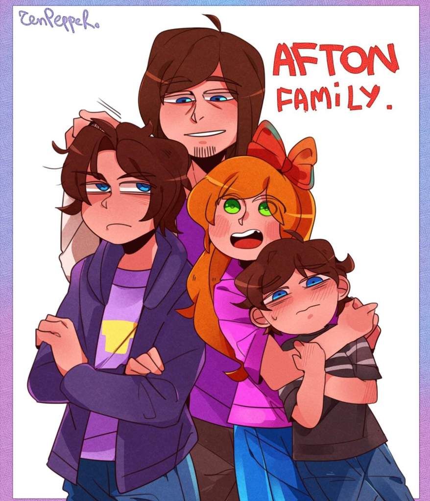 Afton family. Семья Afton Элизабет. Афтон Фэмили Уильям. ФНАФ Майкл Афтон и Элизабет Афтон. Zen Pepper семья АФТОНОВ.