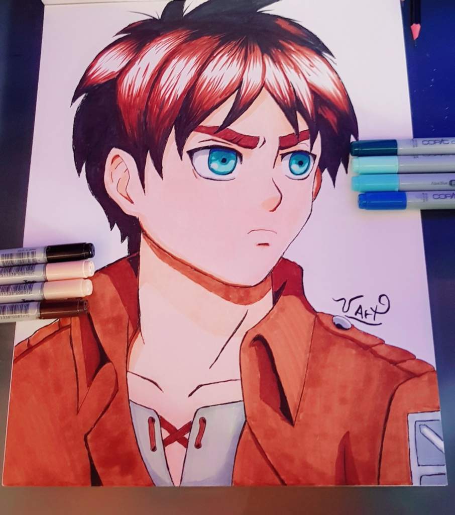 DIBUJO DE EREN JAEGER (HUMANO) | Arte Anime Amino Amino