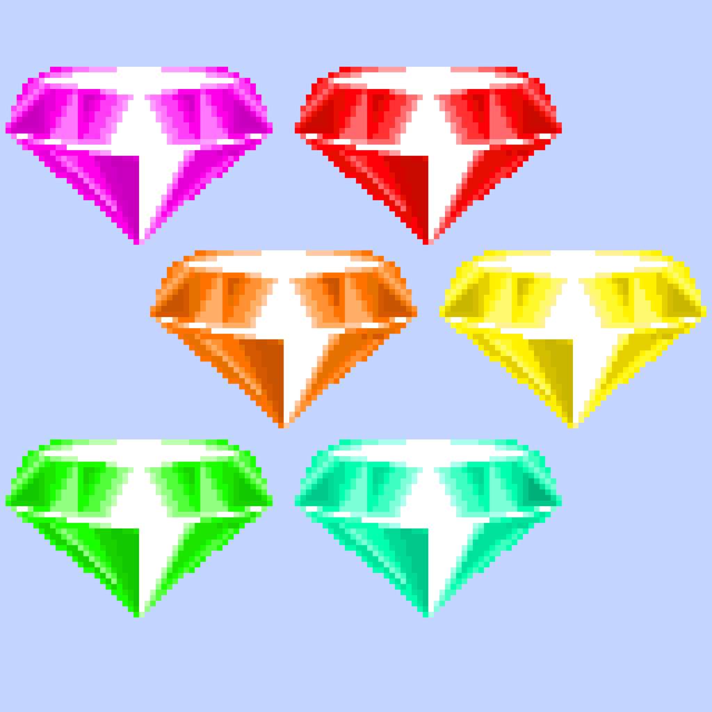 {Sonic 3&K Super Emeralds/Fancolored Super Malice Emeralds} Redux ...