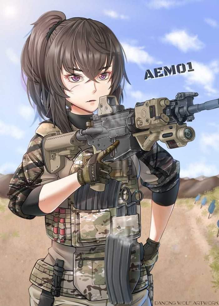 Anime Girls with Guns 10.🔫👩 | Anime Amino