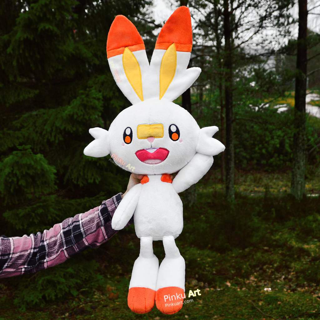 scorbunny winter plush