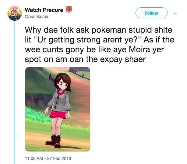 The Scottish Pokemon Trainer Memes Are Hilarious Anime Amino