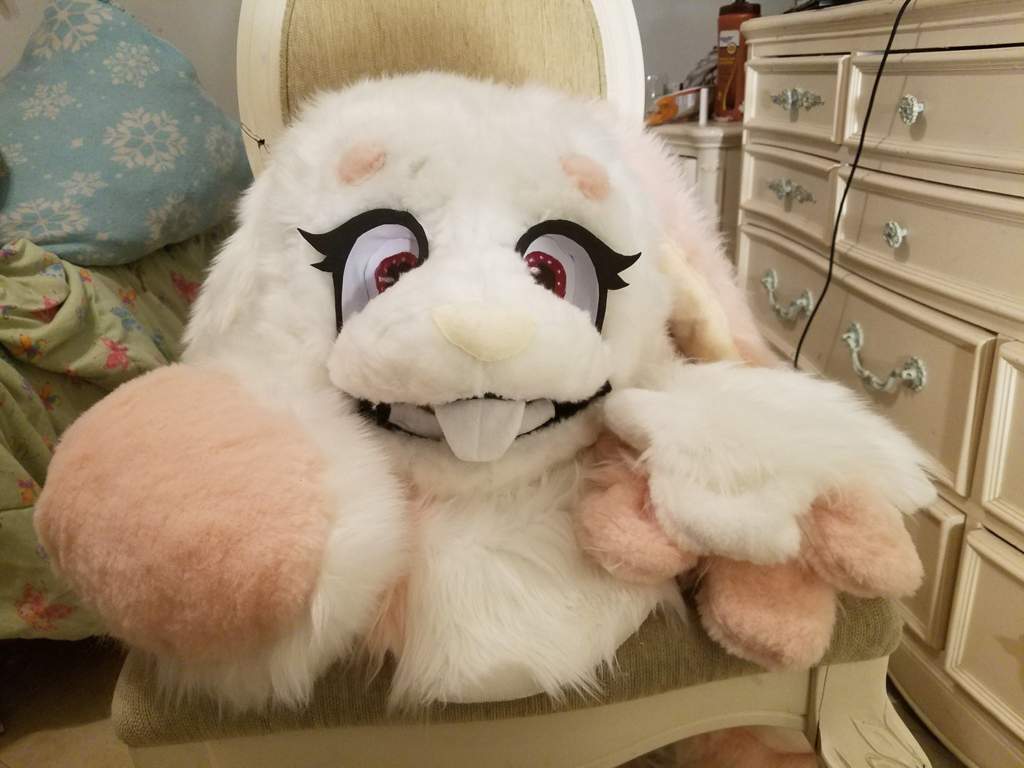 Bunny mini fursuit partial done! (SOLD!!!) | Furry Amino