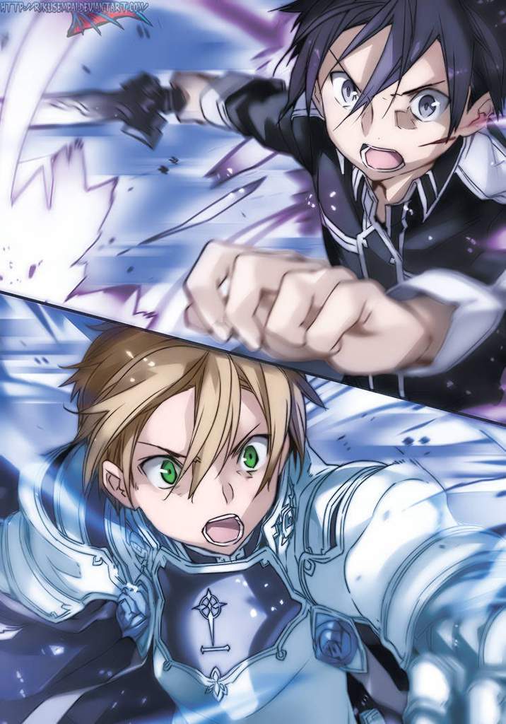 Kirito vs Eugeo | •Anime• Amino