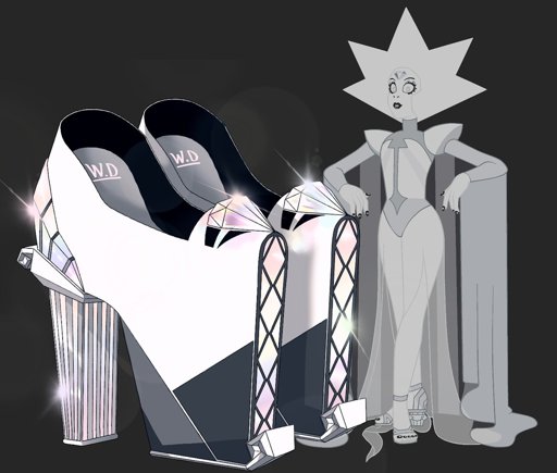 white diamond heels steven universe