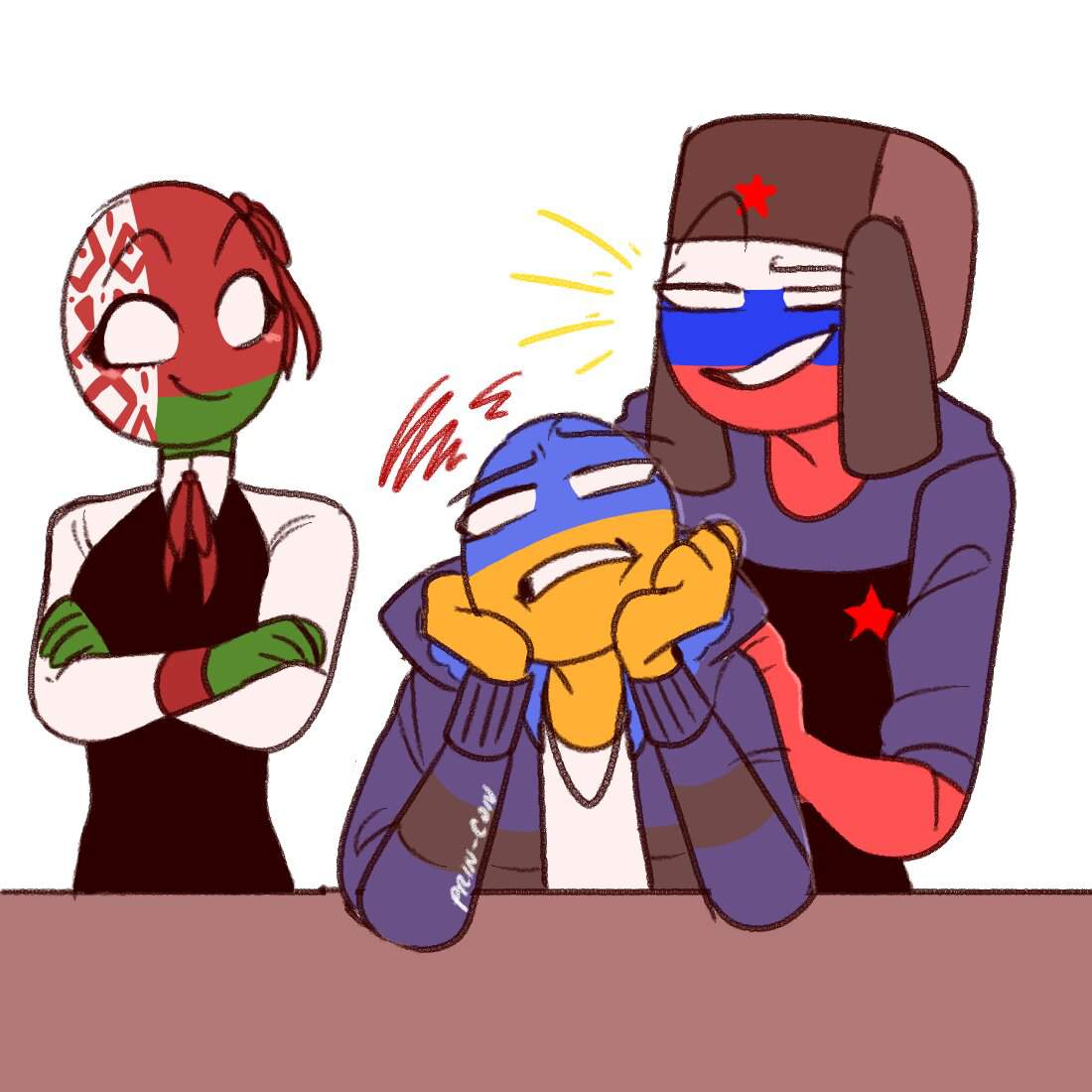 USSR'S trio | •Countryhumans Amino• [ENG] Amino