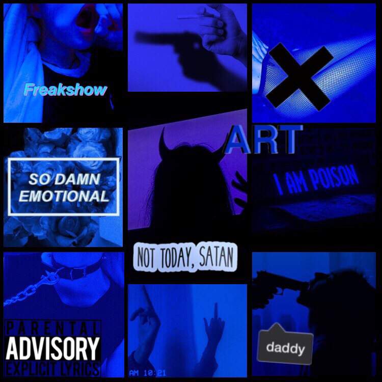 Edgy dark blue aesthetic 💙🖤 | aesthetics Amino