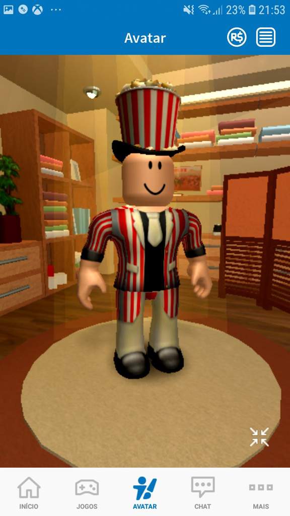 Showtime Bloxy Popcorn Wiki Roblox Brasil Official Amino - showtime bloxy popcorn hat lili roblox profile