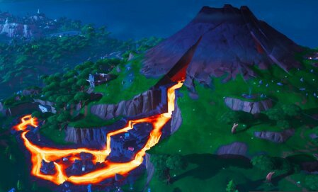 volcan aparecio de un dia para otro y listo pero creo que encontre una teoria para explicar la aparicion del volcan asi que comencemos lo primero es - evento fortnite volcan miniatura