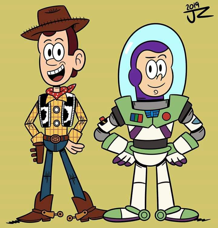 The Loud House X Toy Story Woody And Buzz Lightyear Tlh Style The Loud House Amino Amino 