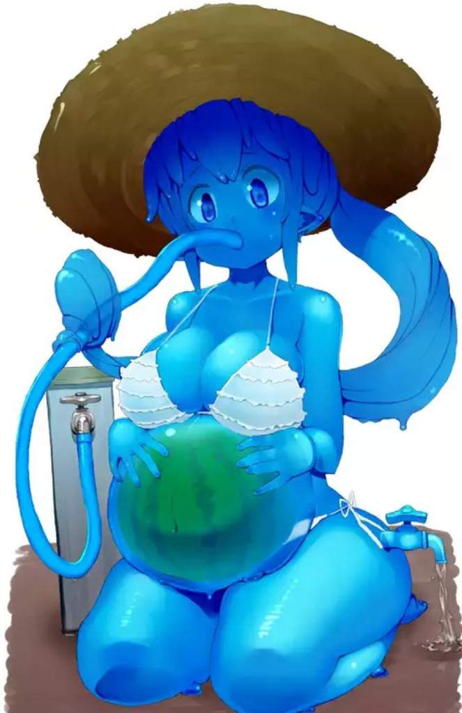 Anime with monster in belly