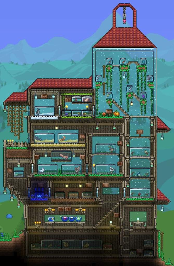 Casas bonitas de terraria | ?| Terraria Amino |? Amino