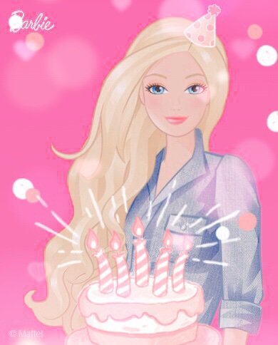 barbie cartoon happy birthday