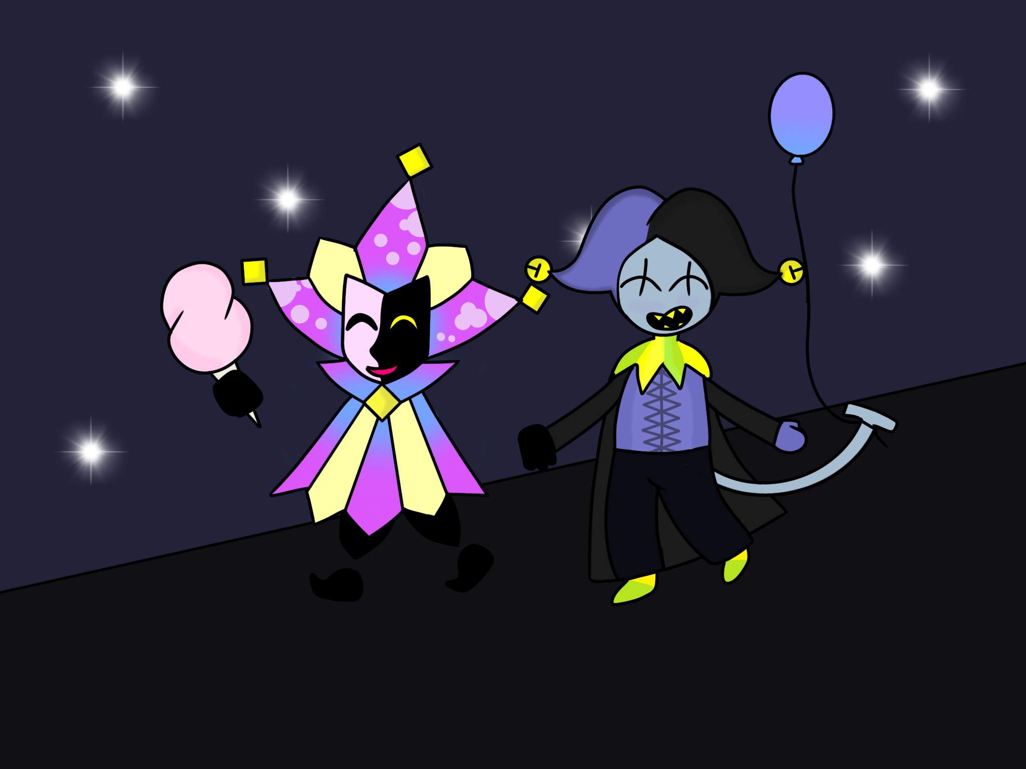 Jevil and Dimi act gay | Deltarune. Amino