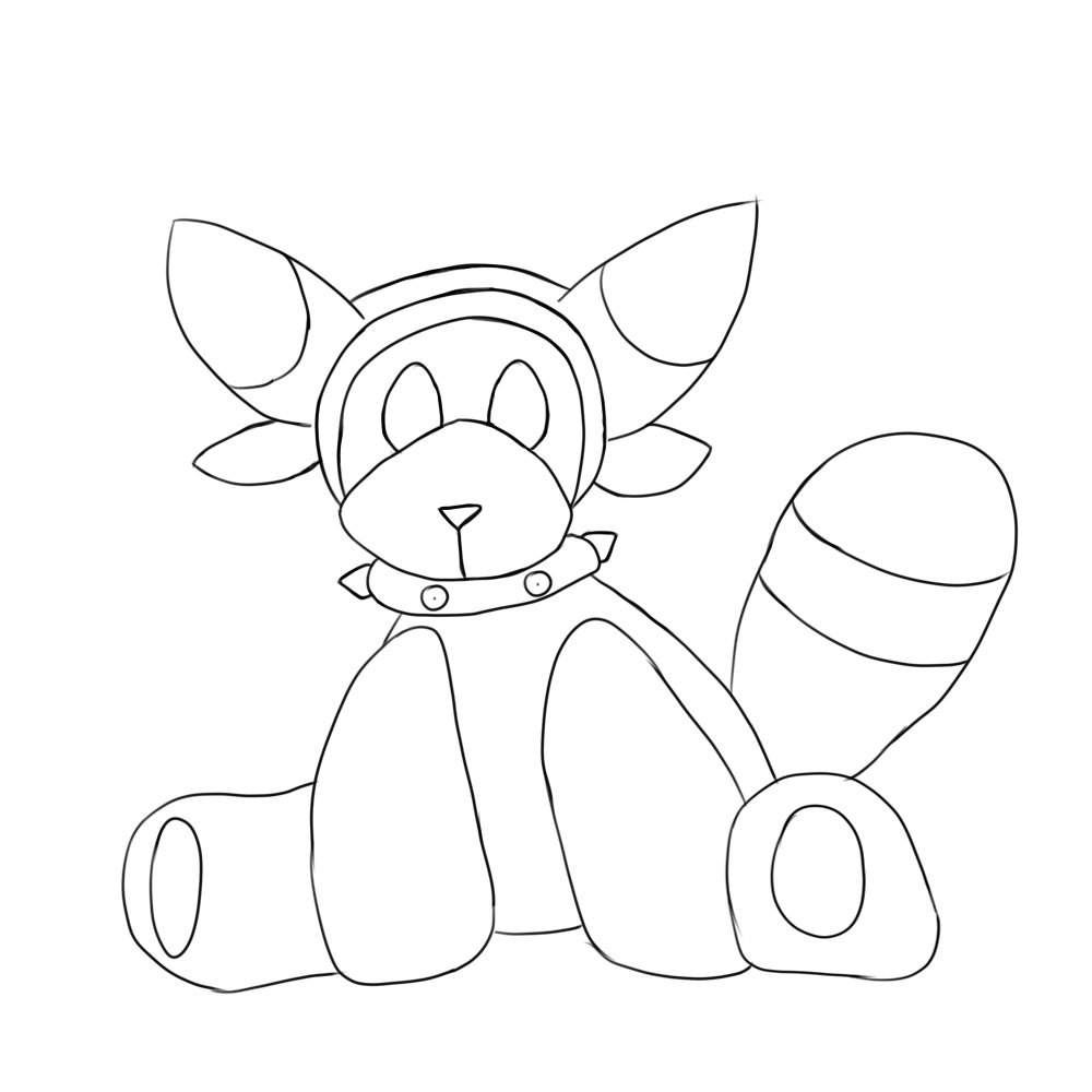 stufful coloring page online pokemon