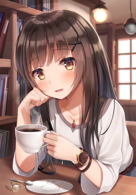 Anime Girls with Coffee.☕👩 | Anime Amino