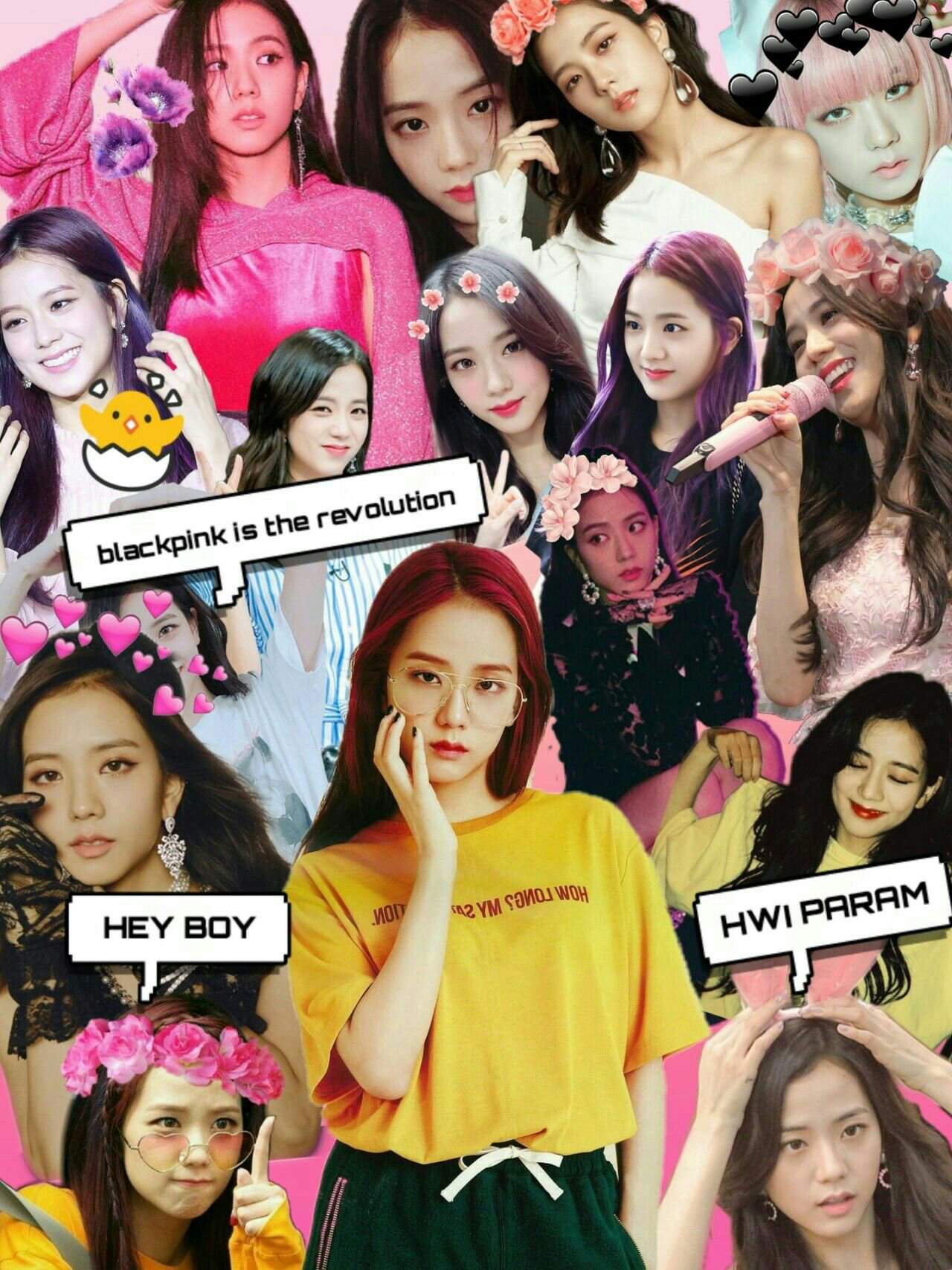 Aqui les dejo este collage de jisoo para que lo usen de fondo de ...