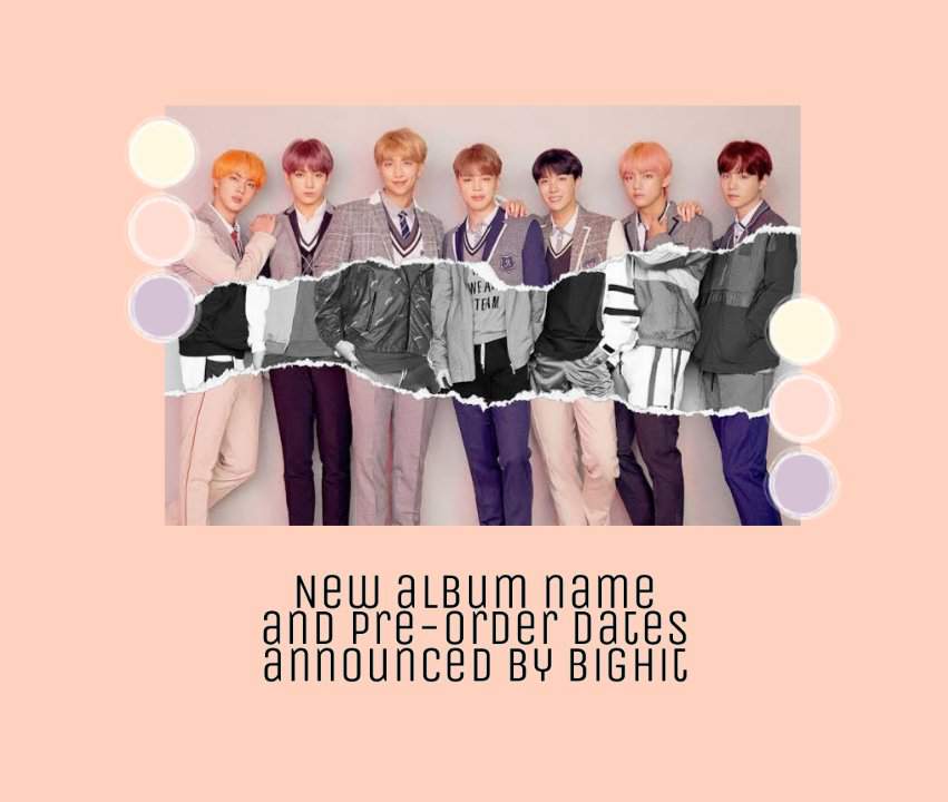 BTS Next Album name released Pre Order dates[UPDATED] ARMY's Amino