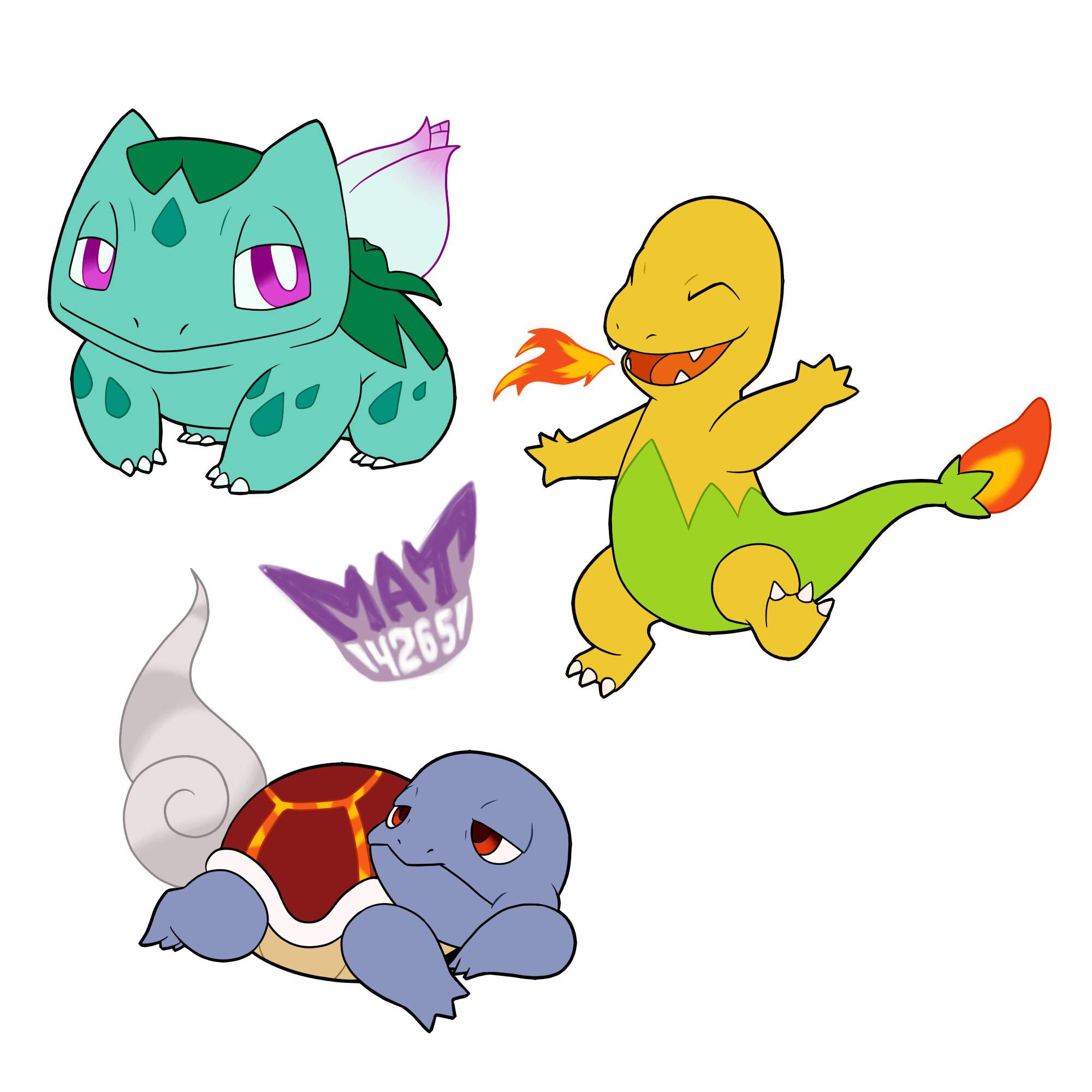 Regional Variant: Kanto Starters | .Fakemon. Amino