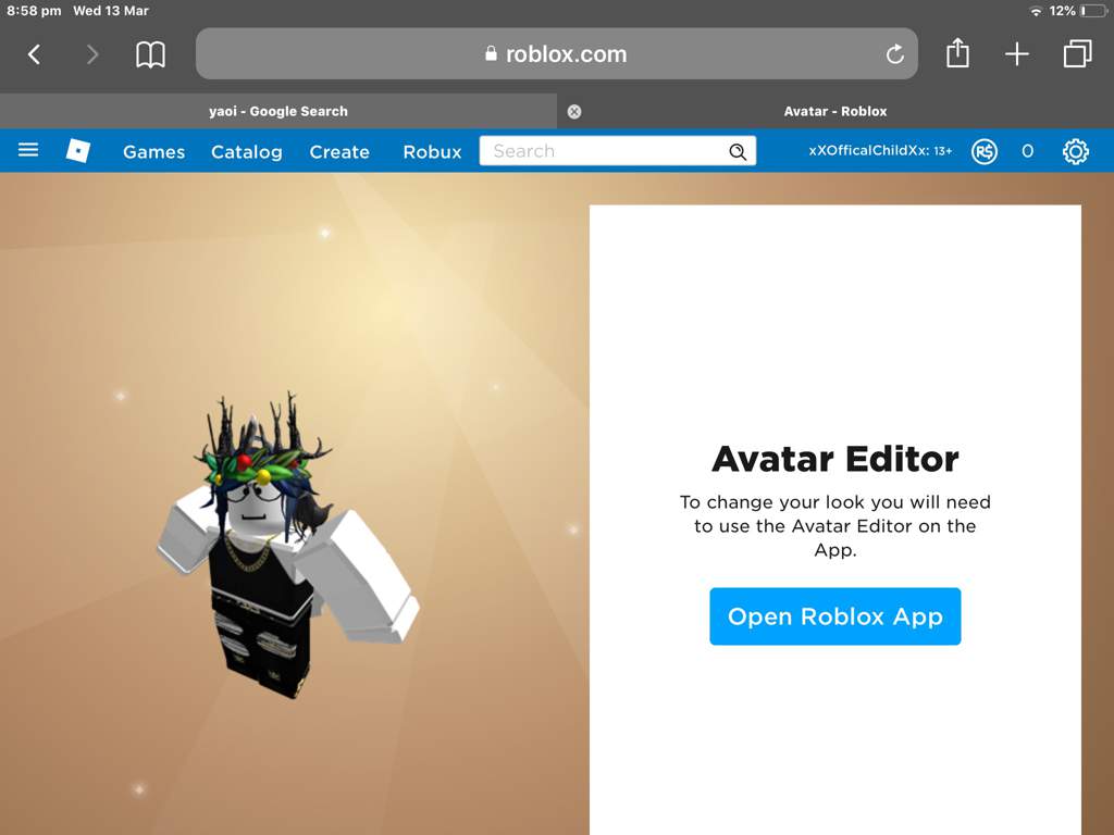 Roblox Online Avatar Editor