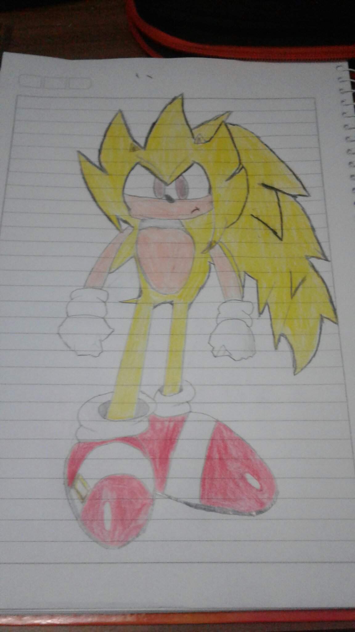 Dibujos #2 SSXU Sonic SSJ3 | Sonic the Hedgehog Español Amino